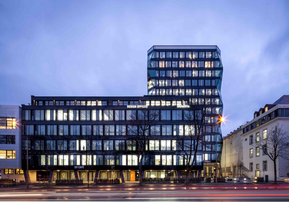 Zgradba ATLAS Werksviertel v Münchnu