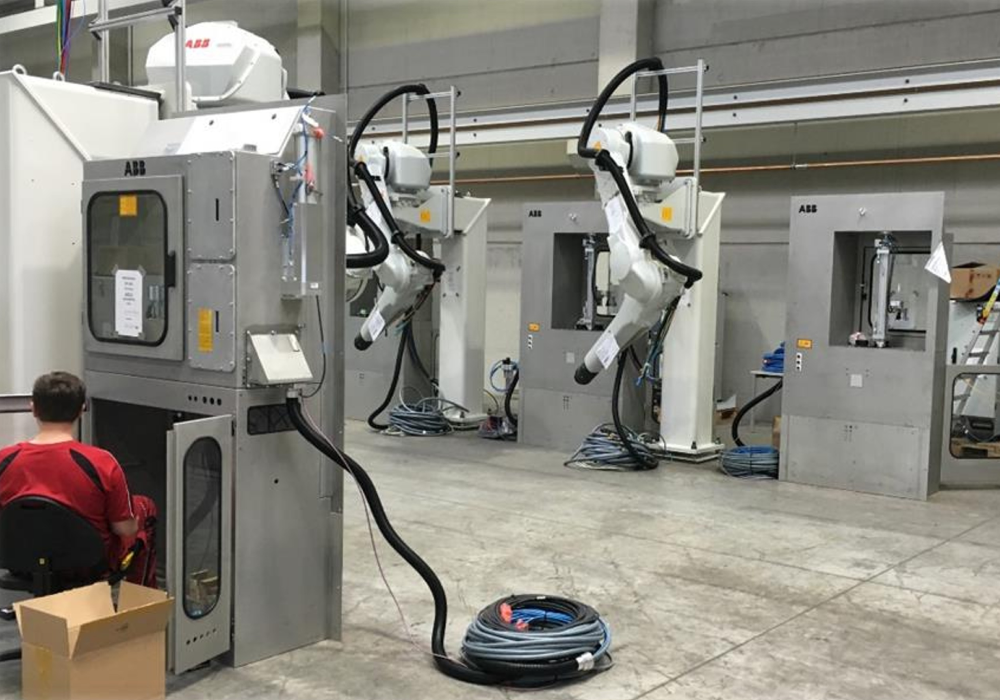 Montaža robotskih sistemov v podjetju BMW