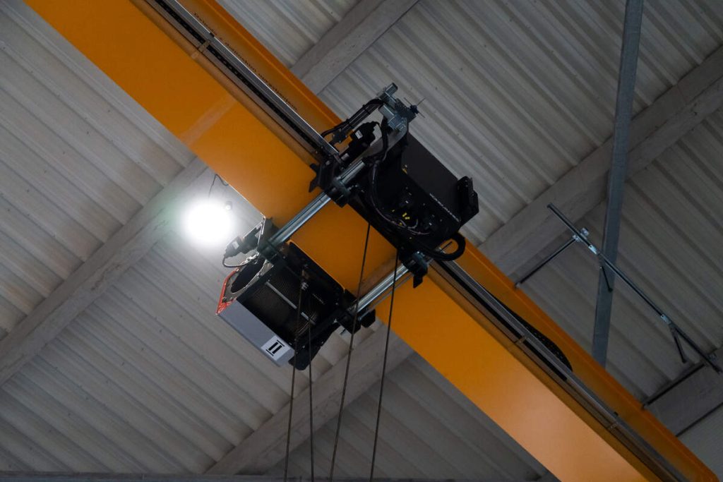 Dvižna oprema v skladišču podjetja MTD BIO