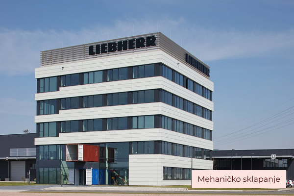 Mehaničko sklapanje za Liebherr u Hamburgu